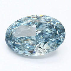 DovEggs 5.480ct Oval F.V.Blue VS1-LAB GROWN DIAMOND-LHG30JH1