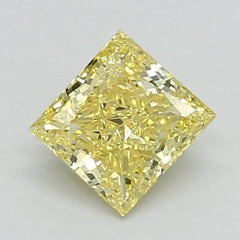 DovEggs 0.650ct Princess F.V.Yellow VVS2-LAB GROWN DIAMOND-LSJ04D9