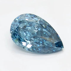 DovEggs 0.920ct Pear F.V.Blue VVS2-LAB GROWN DIAMOND-LHG54A275