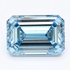 DovEggs 5.000ct Emerald F.V.Blue VS2-LAB GROWN DIAMOND-LKP23FH1