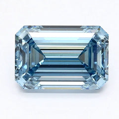 DovEggs 1.720ct Emerald F.V.Blue VS1-LAB GROWN DIAMOND-LET102J6