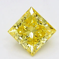 DovEggs 0.700ct Princess F.V.Yellow VS1-LAB GROWN DIAMOND-LSJ02D6