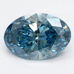 DovEggs 2.740ct Oval Blue SI2-LAB GROWN DIAMOND-LGS411181
