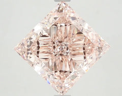 DovEggs 3.910ct Princess F.I.Pink VVS2-LAB GROWN DIAMOND-LFE86A20