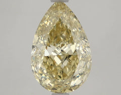 DovEggs 3.120ct Pear F.Yellow VS1-LAB GROWN DIAMOND-LKJ09A30