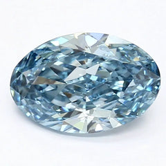 DovEggs 1.360ct Oval F.V.Blue VS1-LAB GROWN DIAMOND-LET83E2