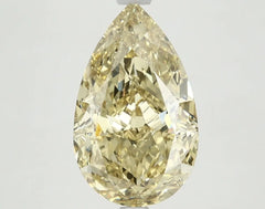 DovEggs 4.100ct Pear F.V.Yellow VS1-LAB GROWN DIAMOND-LKJ10A78