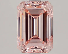 DovEggs 3.000ct Emerald F.I.Pink VS1-LAB GROWN DIAMOND-LFE89A99