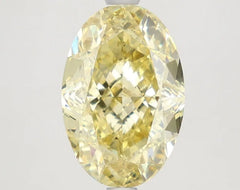 DovEggs 3.260ct Oval F.I.Yellow VS1-LAB GROWN DIAMOND-LKJ11A74