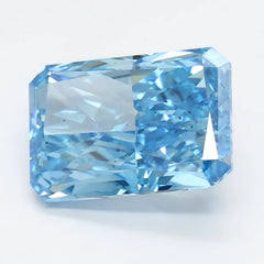 DovEggs 4.240ct Radiant F.V.Blue SI1-LAB GROWN DIAMOND-LEK56N1