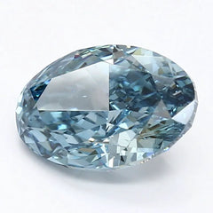 DovEggs 2.610ct Oval F.V.Blue VS1-LAB GROWN DIAMOND-LET84F1