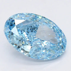 DovEggs 2.280ct Oval F.V.Blue SI1-LAB GROWN DIAMOND-LAE84A6