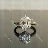 (size 5.5) Doveggs sterling silver 1.5ct Dovie Doutch Marquise moissanite engagement ring