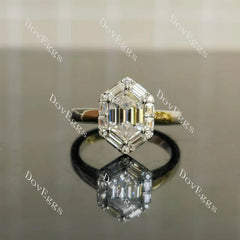 (size 5.5) Doveggs sterling silver 1.5ct Dovie Doutch Marquise moissanite engagement ring