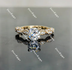 Doveggs vintage pave engagement ring semi-mount only(Exclusively to DovEggs Stones)