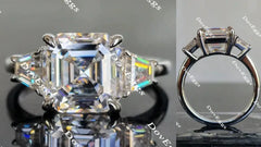 Moissanite/Colored Gem Accents
