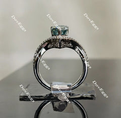 Madison’s marvel cruved band engagement ring only semi-mount only(Exclusively to DovEggs Stones)