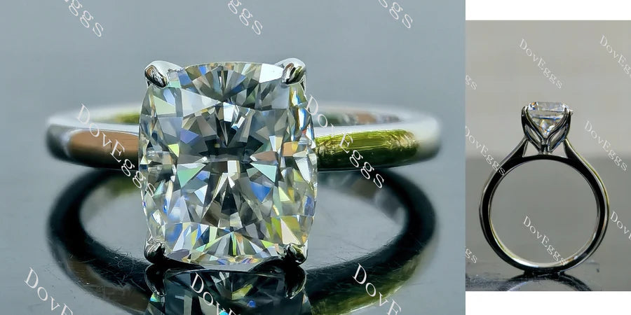 Doveggs solitaire engagement ring semi-mount only(Exclusively to DovEggs Stones)