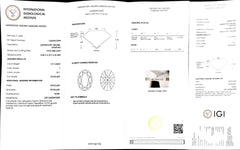 1.01ct Oval Cut Lab Diamond - F Color VS1 | Doveggs Certified