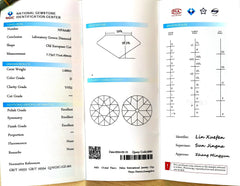 1.660ct Round Excellent Cut Lab Diamond - D Color VVS2 Clarity | Doveggs Certified