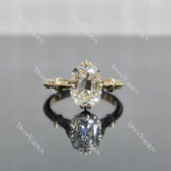 Doveggs solitaire engagement ring semi-mount only(Exclusively to DovEggs Stones)