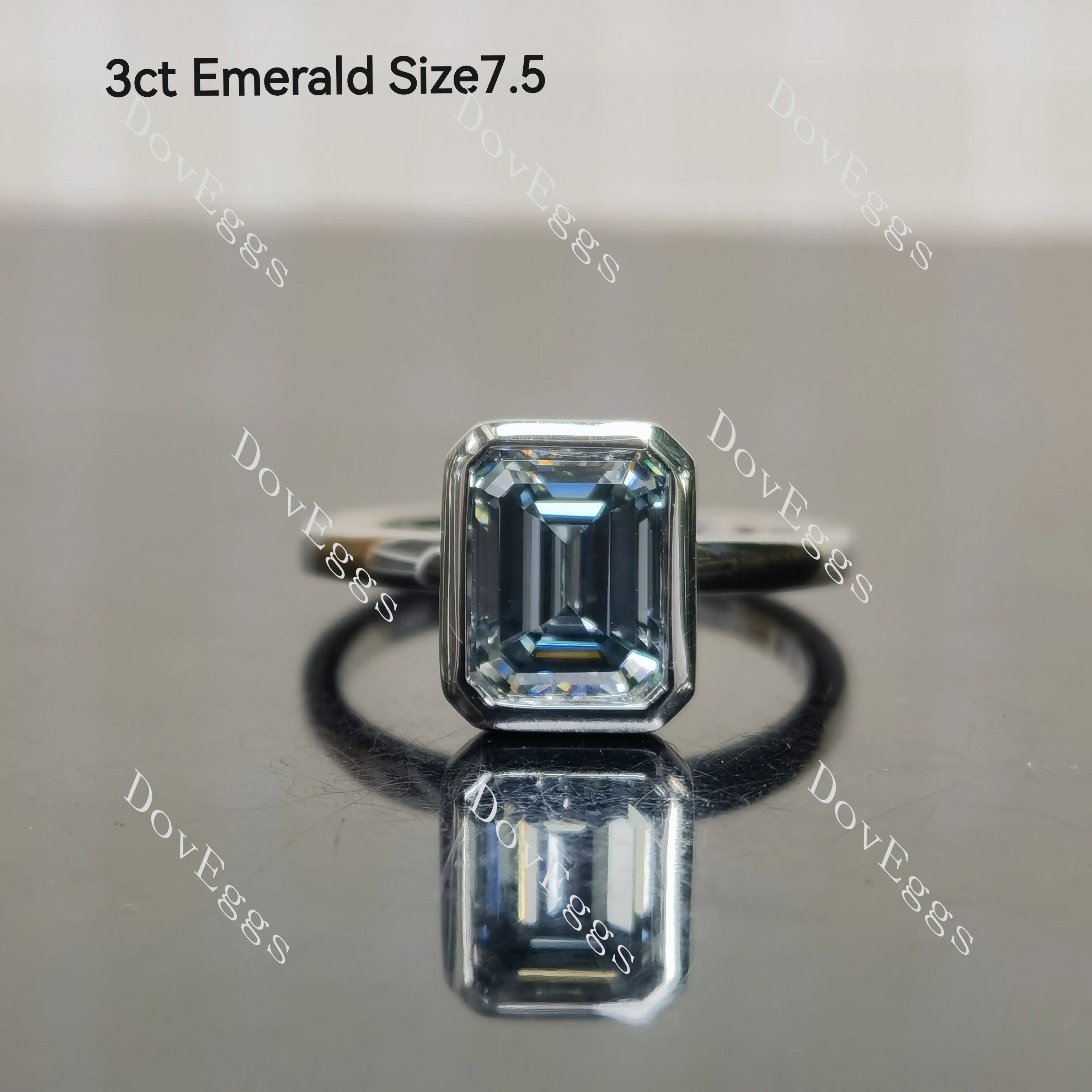 3ct(8mm) princess(size 7.5)