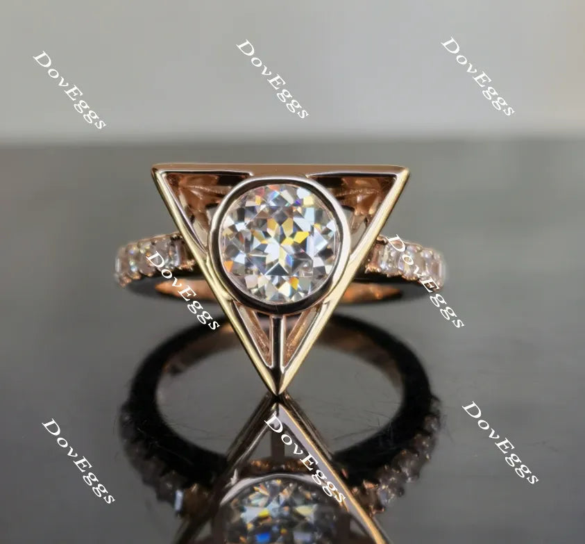 The Hallows round Nova pave moissanite Ring