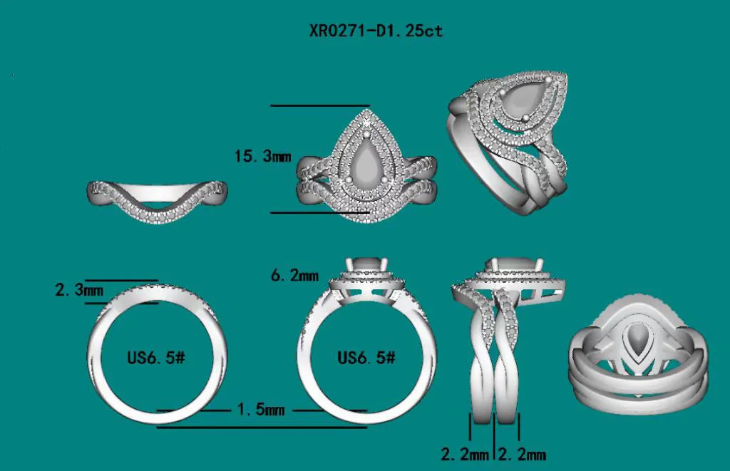 Doveggs curved moissanite wedding band/lab diamond band (wedding band only)-2.2mm band width