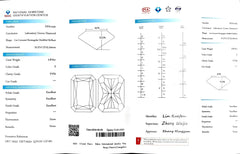 3.876ct Radiant Brilliant Cut Lab Diamond – E Color VVS2 | Doveggs Certified