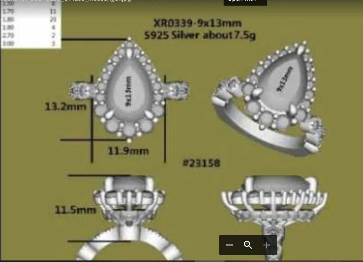 Semi mount for #23158 center stone