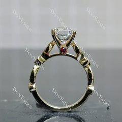Doveggs pave engagement ring semi-mount only(Exclusively to DovEggs Stones)