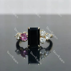 Doveggs side stones eternity engagement ring semi-mount only(Exclusively to DovEggs Stones)