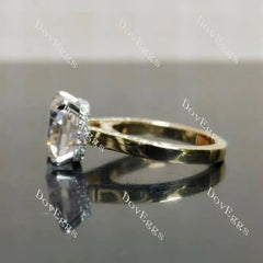 Doveggs pave engagement ring semi-mount only(Exclusively to DovEggs Stones)