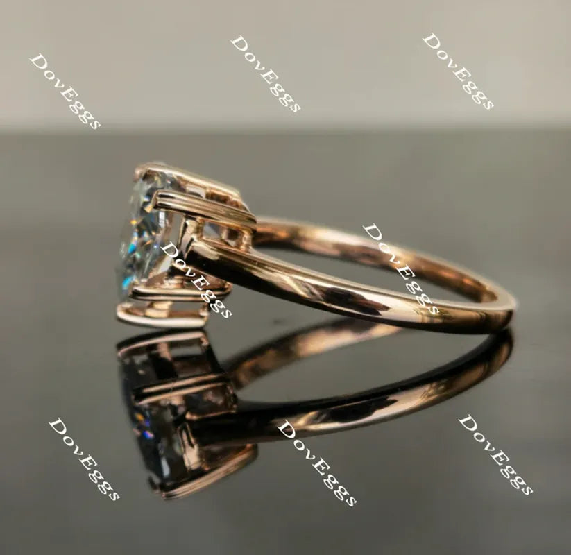 DovEggs solitaire engagement ring only semi-mount only(Exclusively to DovEggs Stones)