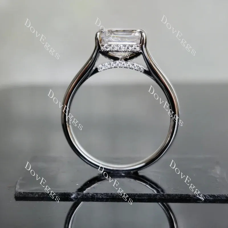 Doveggs split shanks engagement ring only semi-mount only(Exclusively to DovEggs Stones)