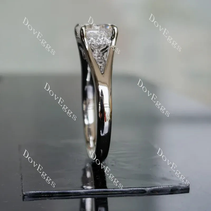 Doveggs split shanks engagement ring only semi-mount only(Exclusively to DovEggs Stones)