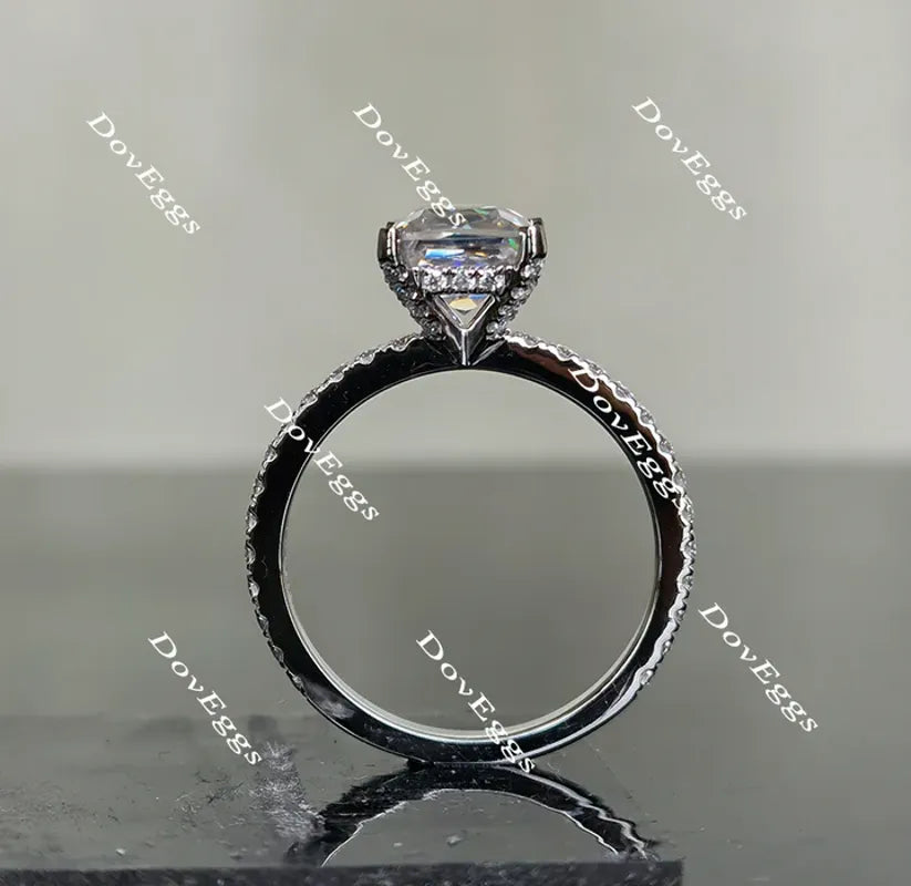 Doveggs pave engagement ring only semi-mount only(Exclusively to DovEggs Stones)