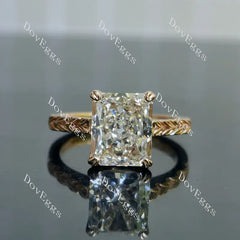 Brayleigh carved solitaire engagement ring only semi-mount only(Exclusively to DovEggs Stones)