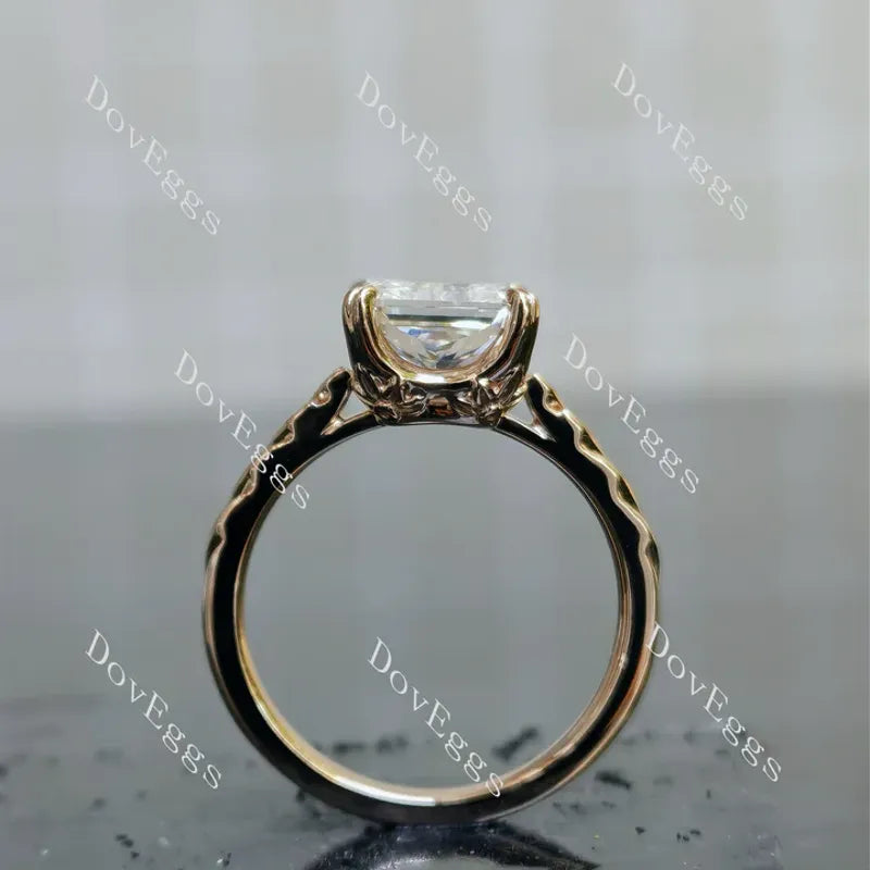 Brayleigh carved solitaire engagement ring only semi-mount only(Exclusively to DovEggs Stones)