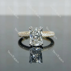 My promise pave 3/4 eternity engagement ring semi-mount only(Exclusively to DovEggs Stones)