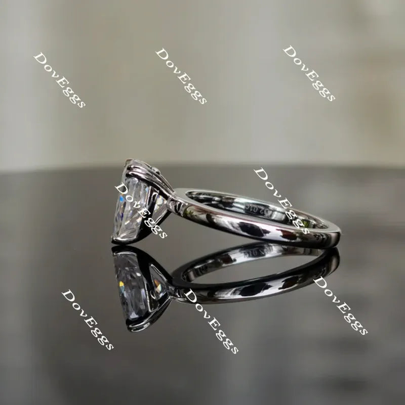 Doveggs solitaire engagement ring semi-mount only(Exclusively to DovEggs Stones)