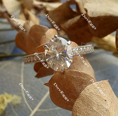 Doveggs vintage pave engagement ring only semi-mount only(Exclusively to DovEggs Stones)