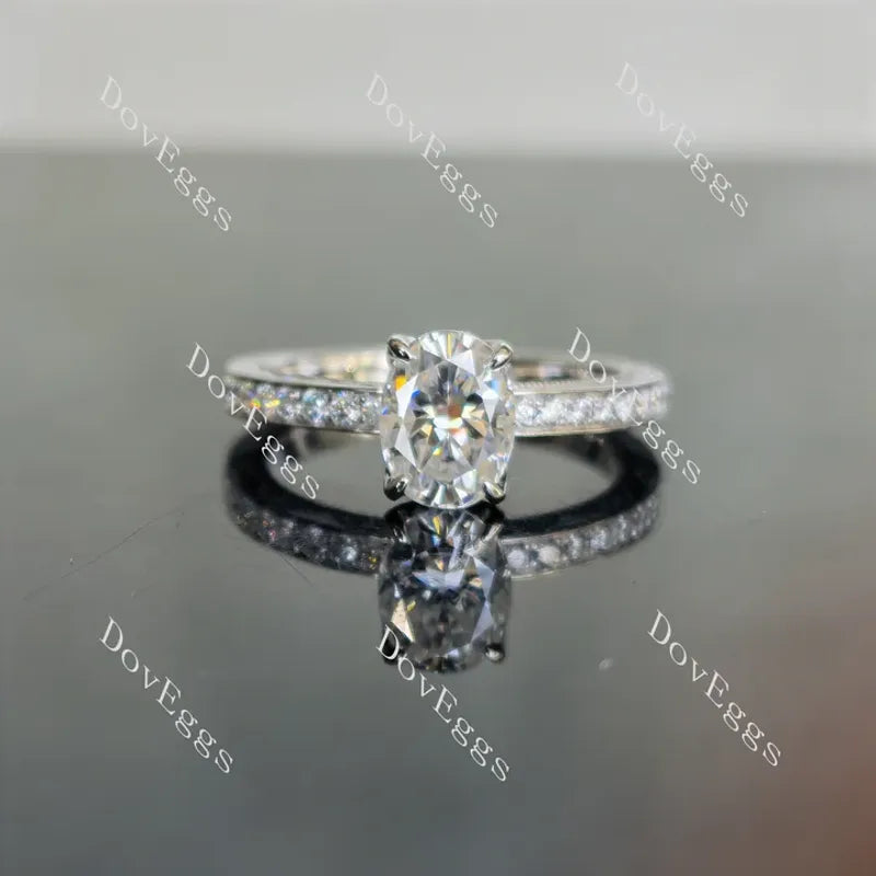 Doveggs vintage pave engagement ring only semi-mount only(Exclusively to DovEggs Stones)