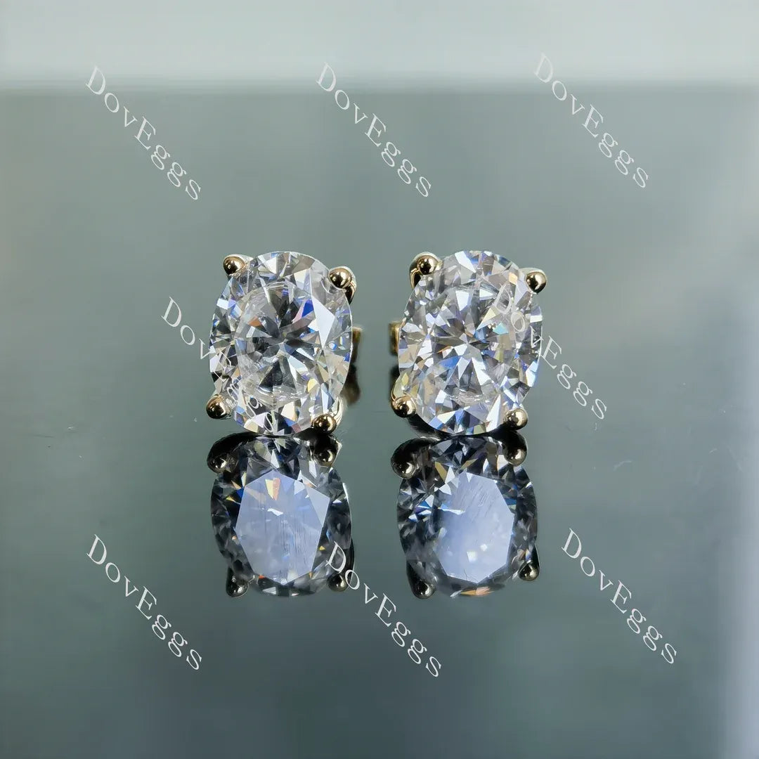 Doveggs stud earrings only semi-mount (Exclusively to DovEggs Stones)
