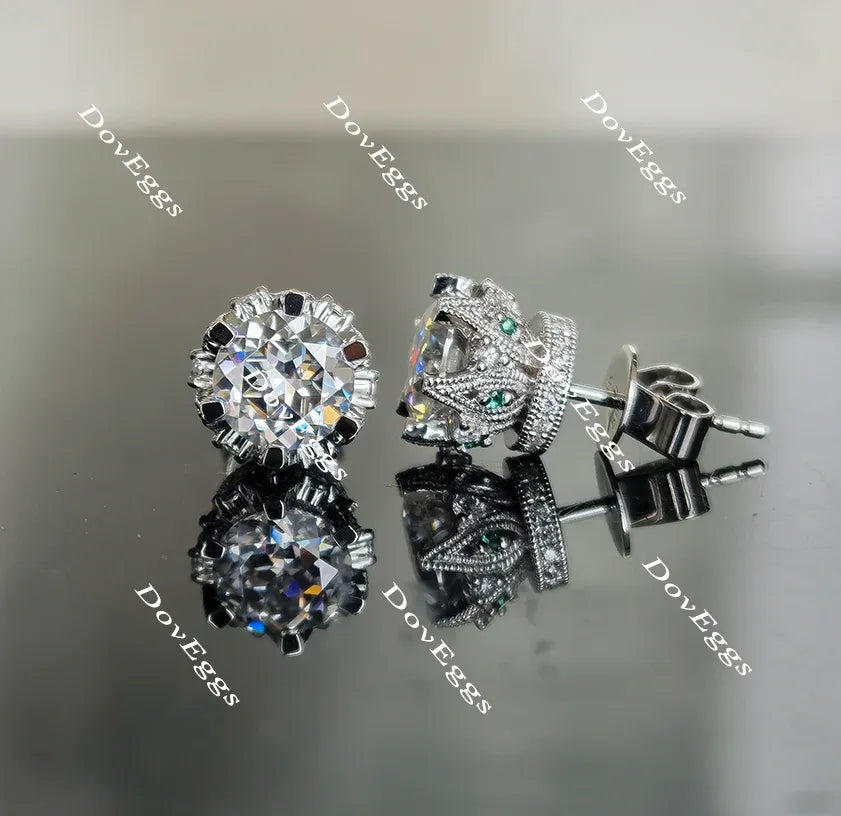 Doveggs vintage stud earrings only semi-mount (Exclusively to DovEggs Stones)