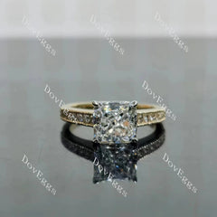 Doveggs half eternity engagement ring semi-mount only(Exclusively to DovEggs Stones)