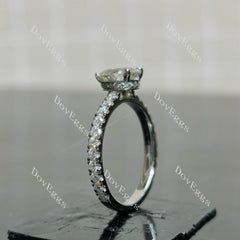 (size 7) Doveggs 1.5ct GHI color pear moissanite engagement ring