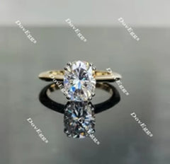 Doveggs solitaire engagement ring semi-mount only(Exclusively to DovEggs Stones)