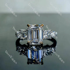 DovEggs side stones engagement ring semi-mount only(Exclusively to DovEggs Stones)