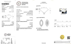 1ct Marquise Brilliant Cut Lab Diamond – E Color IF | Doveggs Certified